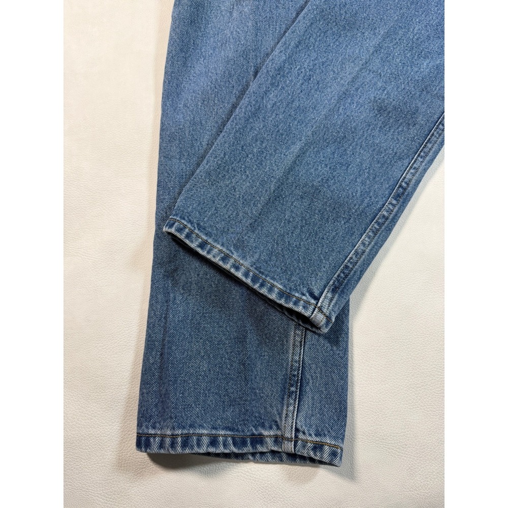 1998 Levis 505 Regular Fit Straight Leg Mens 30x30 Jeans Blue Vintage - Picture 3 of 11